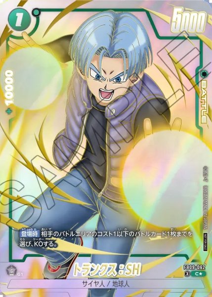 画像1: 【DBFW】トランクス：SH〔パラレル/金文字〕【C★】FB09-062 (1)