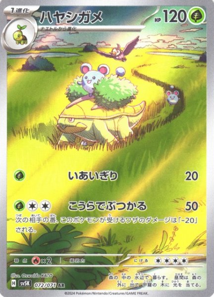 画像1: 【ポケカ】ハヤシガメ【AR】SV5K 072/071 (1)