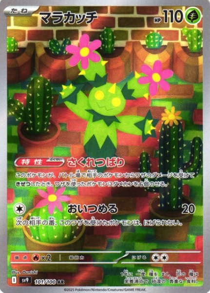 画像1: 【ポケカ】マラカッチ【AR】SV9 101/100 (1)