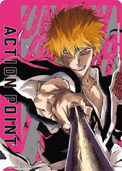 画像1: 【UA】アクションポイントカード(黒崎 一護)【-】UA04NC/BLC-3-AP01 (1)