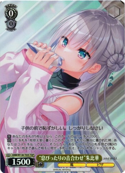 画像1: 【WS】“息ぴったりの音合わせ”朱比華【TDP】ANM/W138-T03S (1)