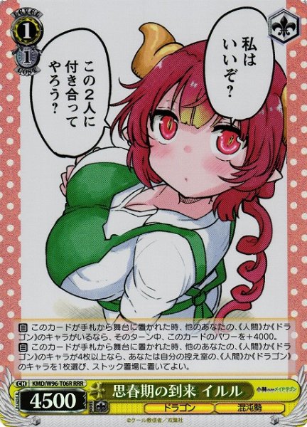 画像1: 【WS】思春期の到来 イルル【RRR】KMD/W96-T06 (1)