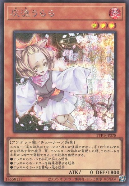 画像1: 【遊戯】灰流うらら【シークレット/効果】TTP1-JP078 (1)