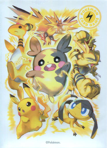 ポケカサプライ ポケモンカードゲーム デッキシールド タイプファイターズ 雷 64枚入り C Labo Online買取